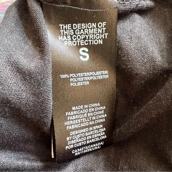 Custo Barcelona patterned short sleeve dress 17969 - Picture 12 of 12